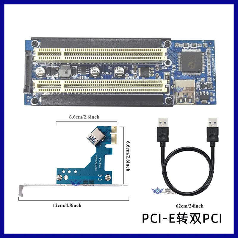 

Адаптер PCIe — PCI | Конвертер x1 в PCI Legacy с кабелем USB 3.0 | Расширение настольного аудиоинтерфейса