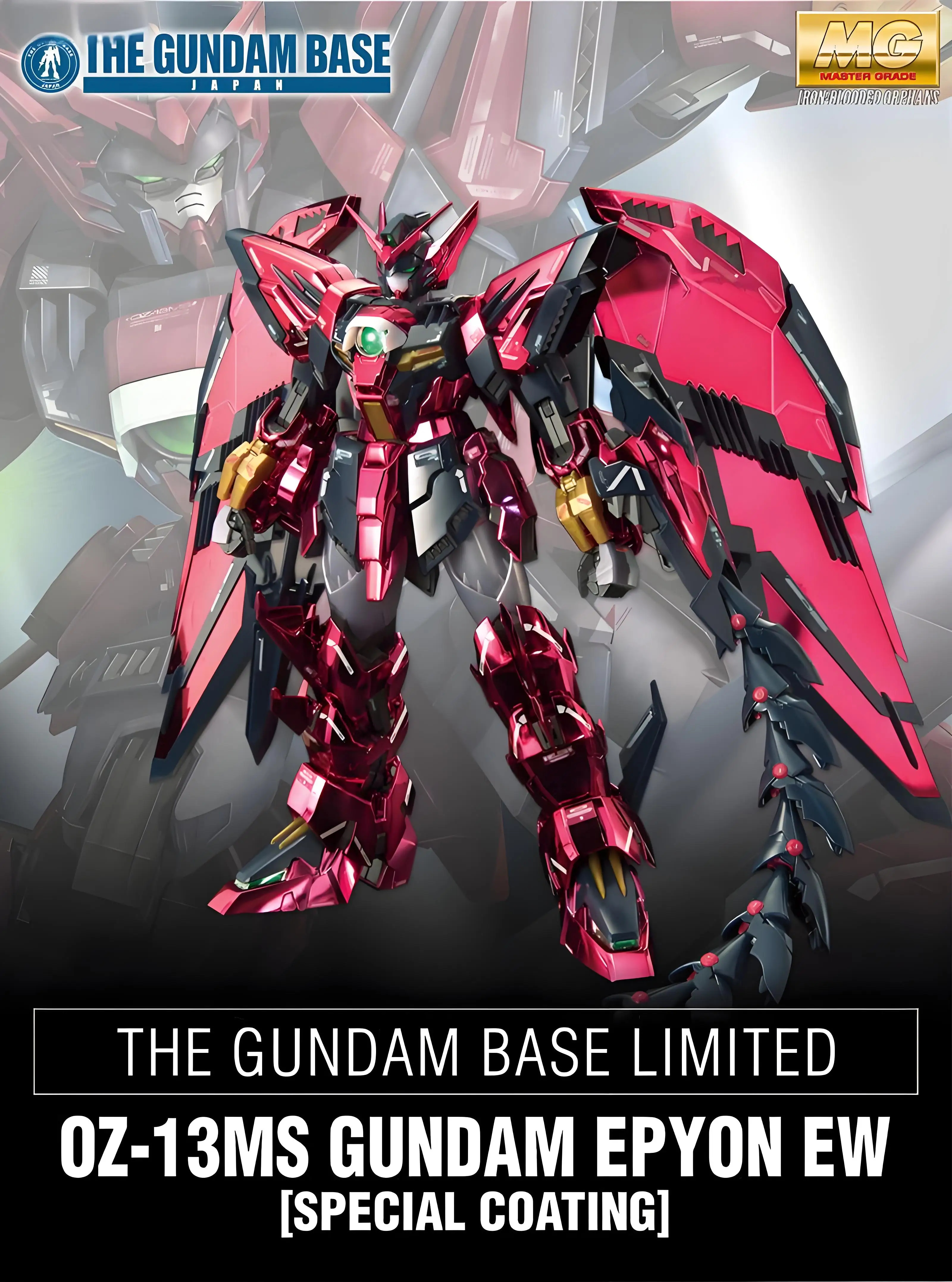 

Bandai MG 1/100 THE GUNDAM BASE LIMITED OZ-13MS EPYON GUNDAM SPECIAL COATING Model Kit Anime Action Fighter Figure Assembly Toy