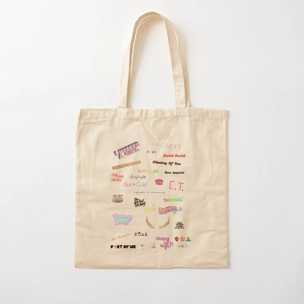 Katy Perry Discography (2008 - 2020) Tote Bag