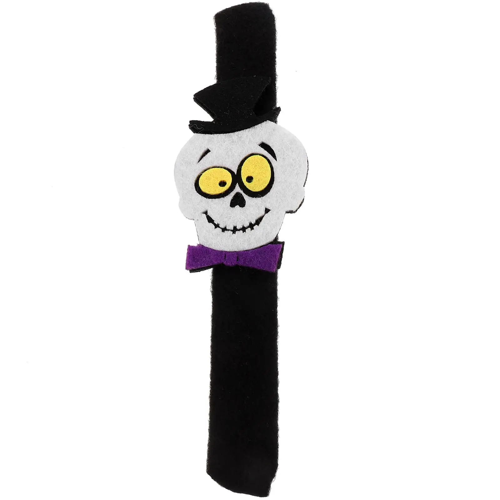 

Halloween Slap Bracelets 5x20cm Pumpkin Ghost Party Favors Kids Carnival Festival Decorative Toys Lightweight