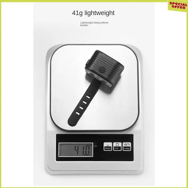 A34R luz de bicicleta alta e baixa lâmpada dupla contas farol recarregável, luz multifuncional