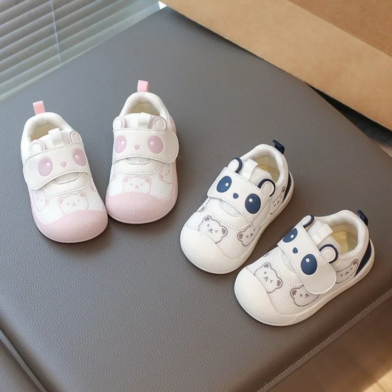 2026 Fashion Toddler Shoes For Baby PU Leather Infant Girl's Sneakers Soft-soled Ergonomics Newborn Boy's Sport Shoes First Step