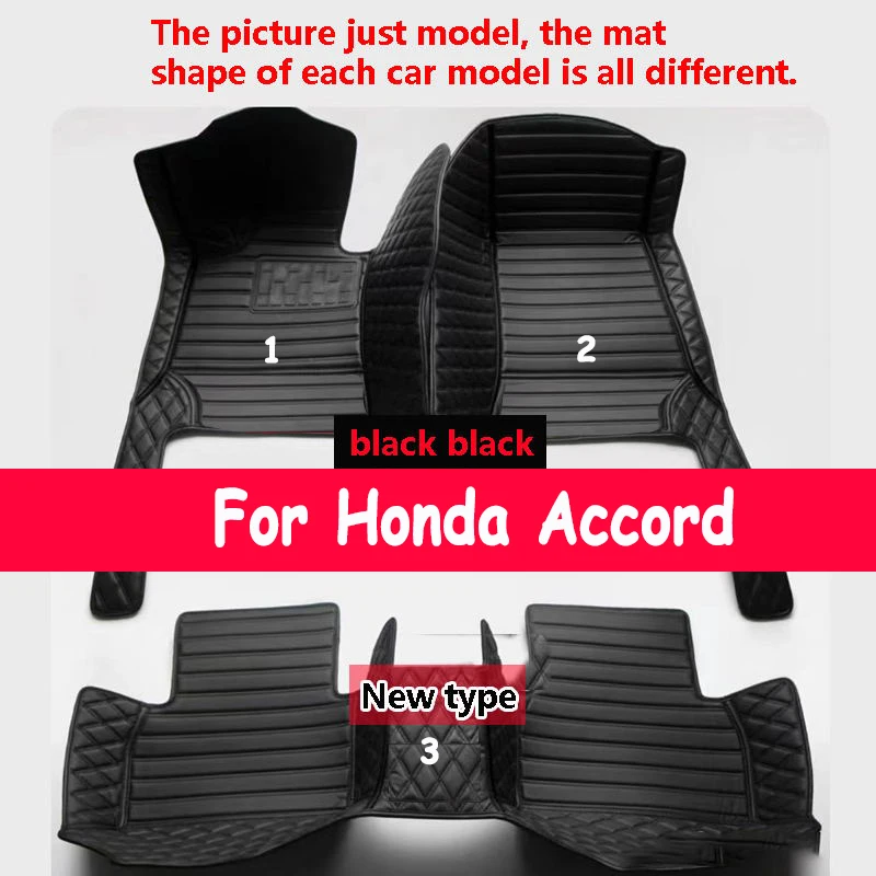 

Для Honda Accord 2022 2021 2020 2019 2018 автомобильные коврики водонепроницаемые ковры авто аксессуары для интерьера пользовательские чехлы коврики продукт