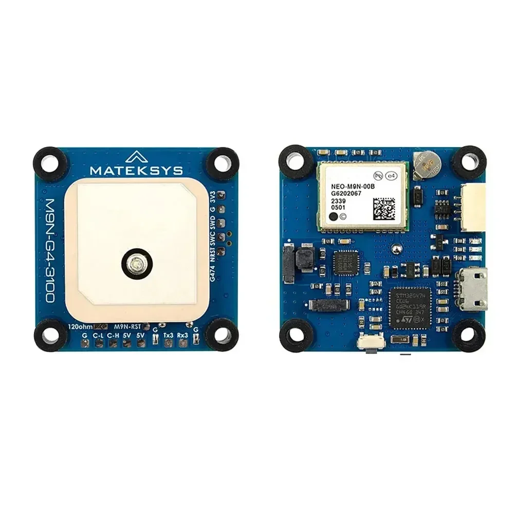 MATKYS M9N-G4-3100 AP_Periph G474 CAN Node، وحدة NEO-M9N GNSS، RM3100، بروتوكول DroneCAN وUART_MSP لطائرة RC FPV بدون طيار