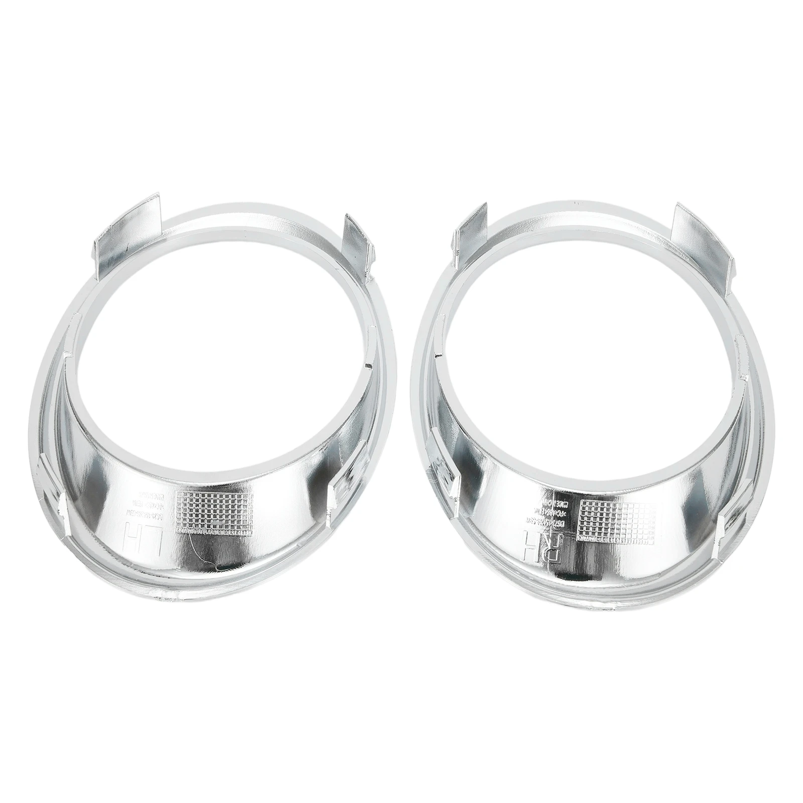 

Pair Chrome Fog Lamp Bezel Trim Rings for Front Left & Right Fog Lights Fit for Ford For Fusion 2013 2016 Replacement Parts