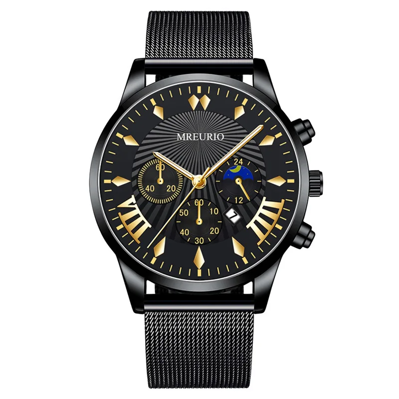 

Лучший бренд, спортивные часы, сетчатый ремешок из нержавеющей стали, модные роскошные кварцевые наручные часы для мужчин, Relogios Masculino Reloj Hombre