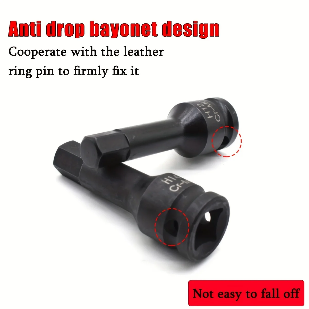 8pcs Drive Hex Bits Impact Allen Socket Set H5-H19, 8 Piece Cr-Mo One-Piece Construction Hex Driver Hand Tools