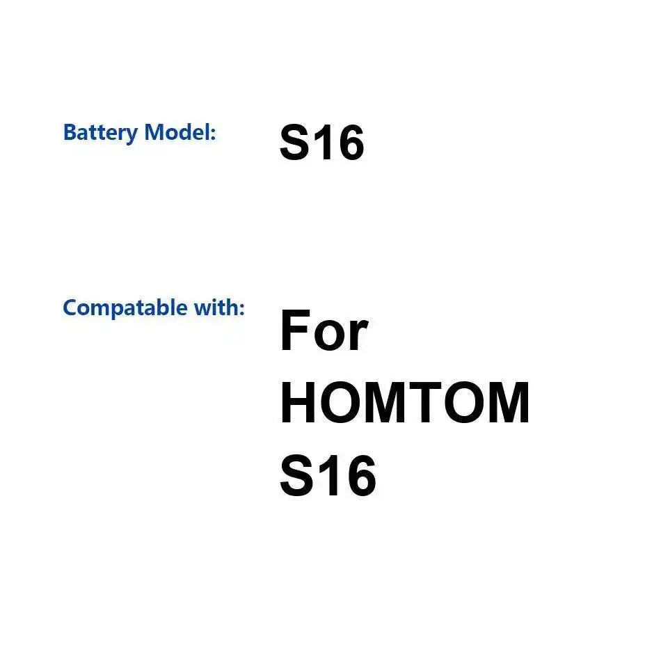

Аккумулятор высокой емкости для мобильного телефона 3000 мАч, долговечная работа для Homtom S16