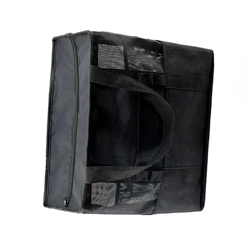 Beach Ready Mesh Bag with Openwork Structure for Air Circulation and Fast Drying After Water Exposure or Sand Contact