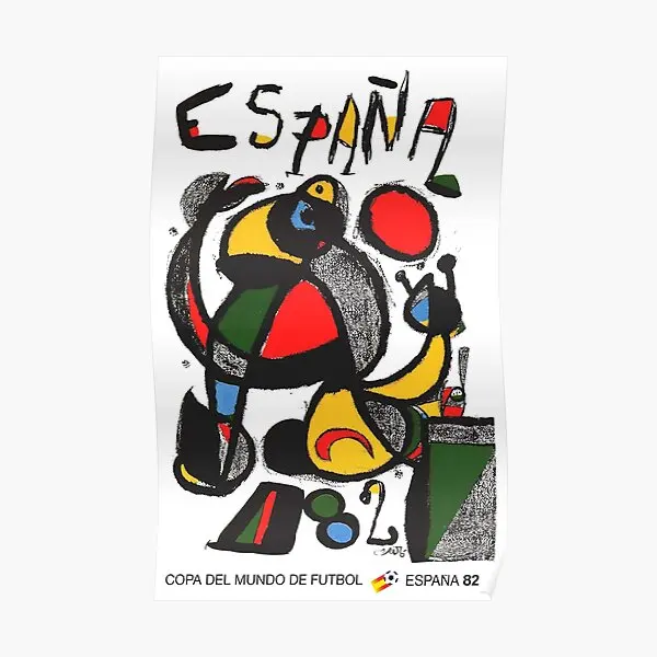 Póster De Copa Del Mundo De fútbol De españa 82, decoración Mural para el hogar, pintura Vintage, imagen moderna, decoración divertida, impresión artística sin marco