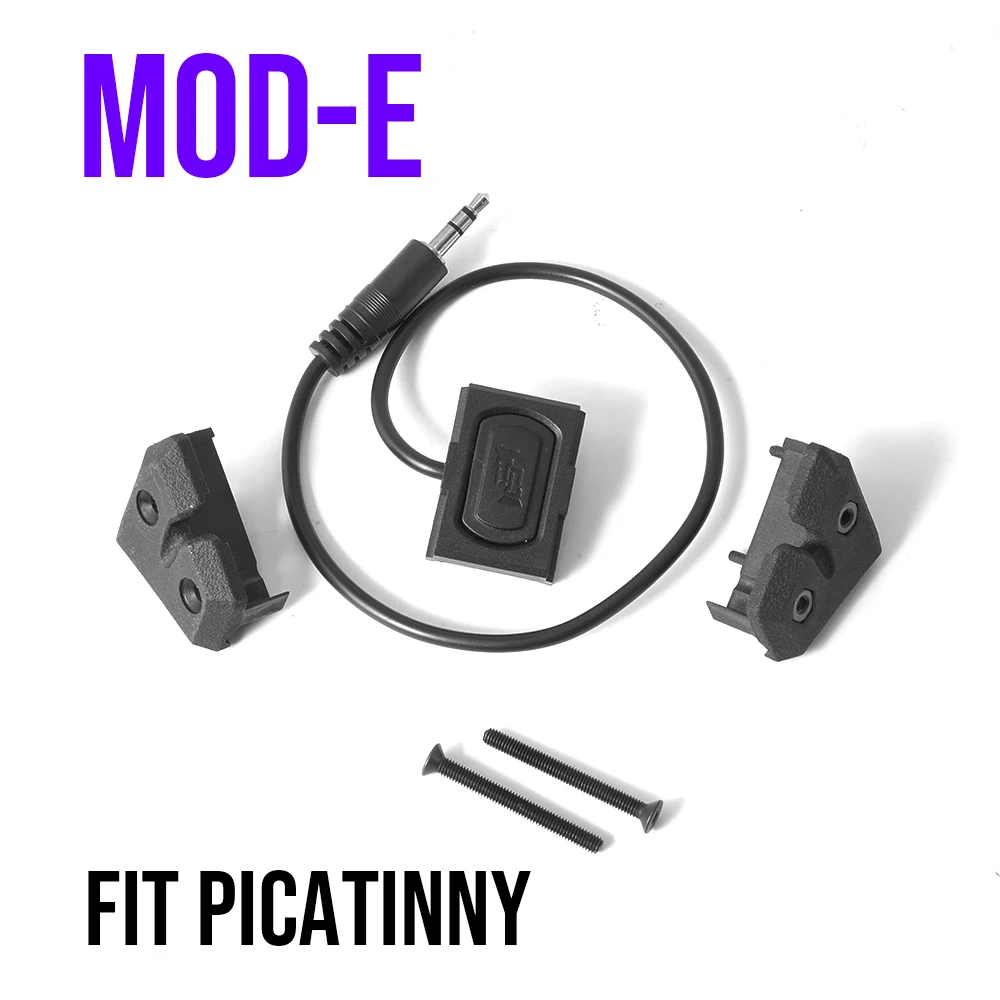 SOTAC RAMP Romote Switch MOD-E for SF Scout Light, 3.5mm Plug Laser Sight with Picatinny Adapter, Tactical Weapon Light Switch