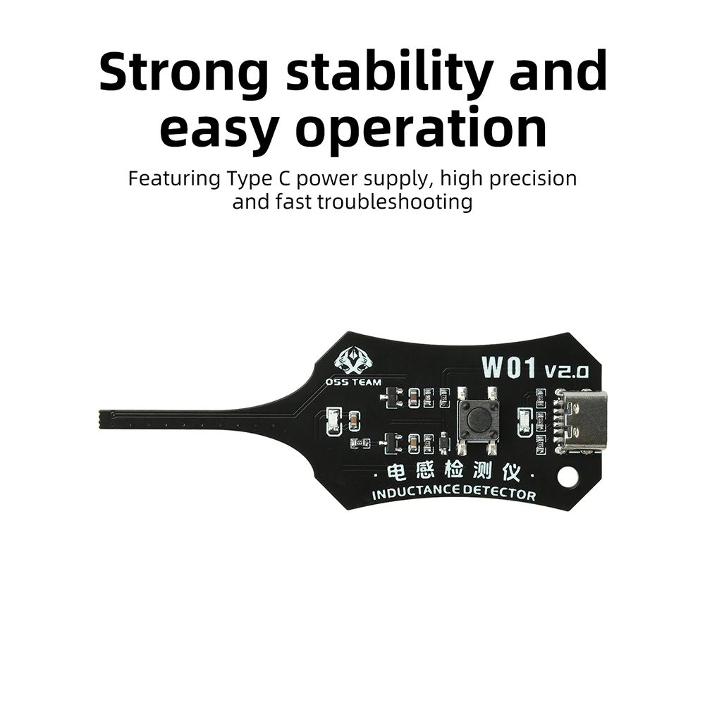 Intelligenter Induktionstester für Motherboard-Spulen mit Typ-C-Schnittstelle für Handy-Reparatur und Fehleranzeige – Detail 3