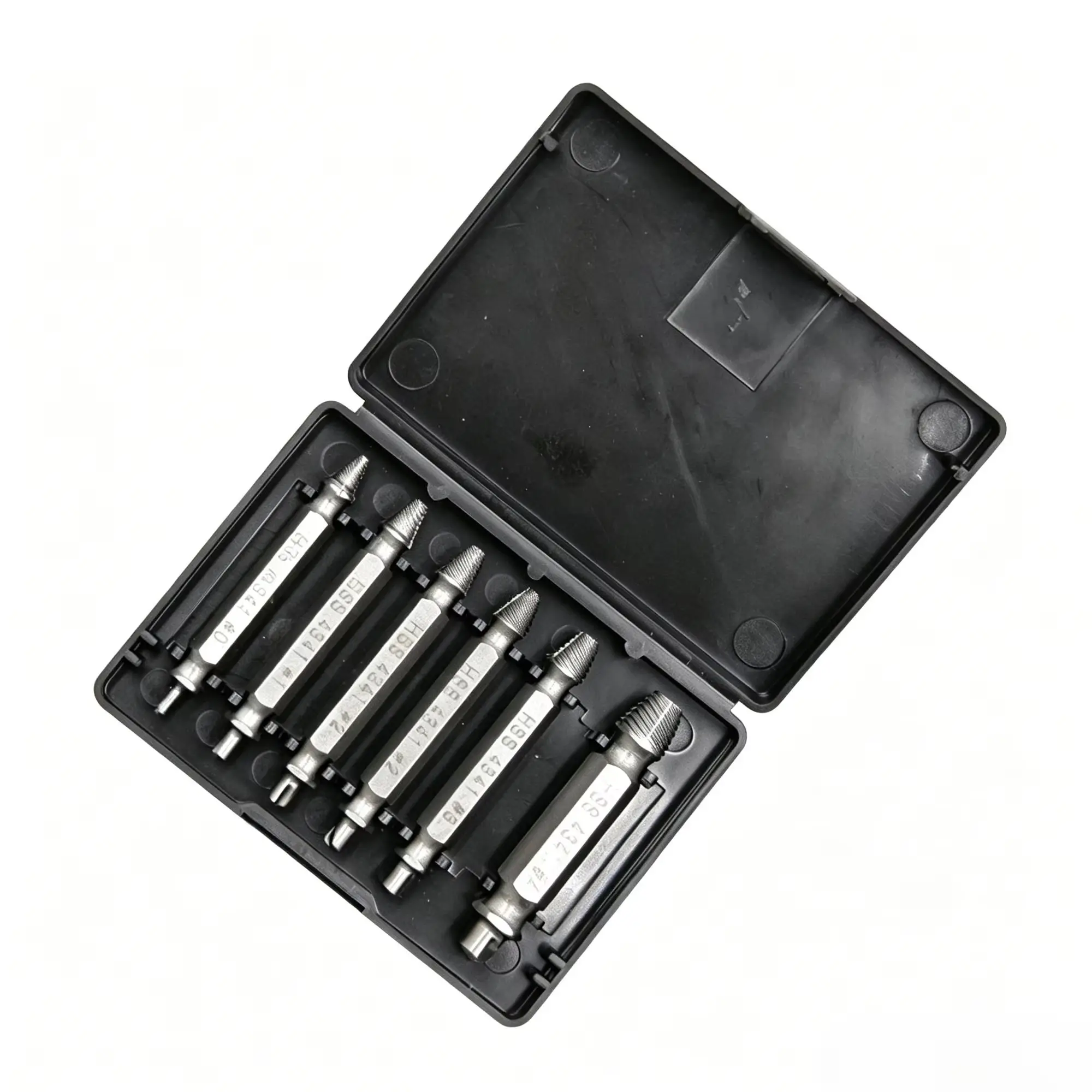 Damaged Screw Extractor Broken Bolt Stripped Set Double Head Tool Easy Out Removal Disassemble Stud Slip Teeth Demolish Remover