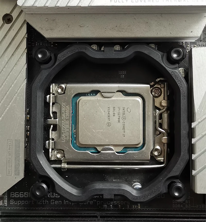 데스크탑 CPU 쿨러 팬 브래킷 홀더 베이스용 1366 브래킷, 업데이트 된 새로운 LGA1700 1200, 1150 1155 1156, b660m 3in 1 고정