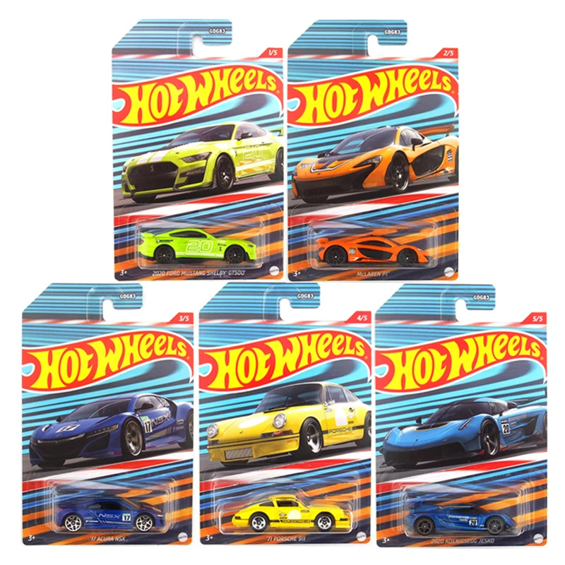 Hot Wheels Cars GDG83 Series KOENIGSEGG JESKO/PORSCHE 911/McLAREN P1 1/64 Collection Model Die-cast Car Toy Vehicles