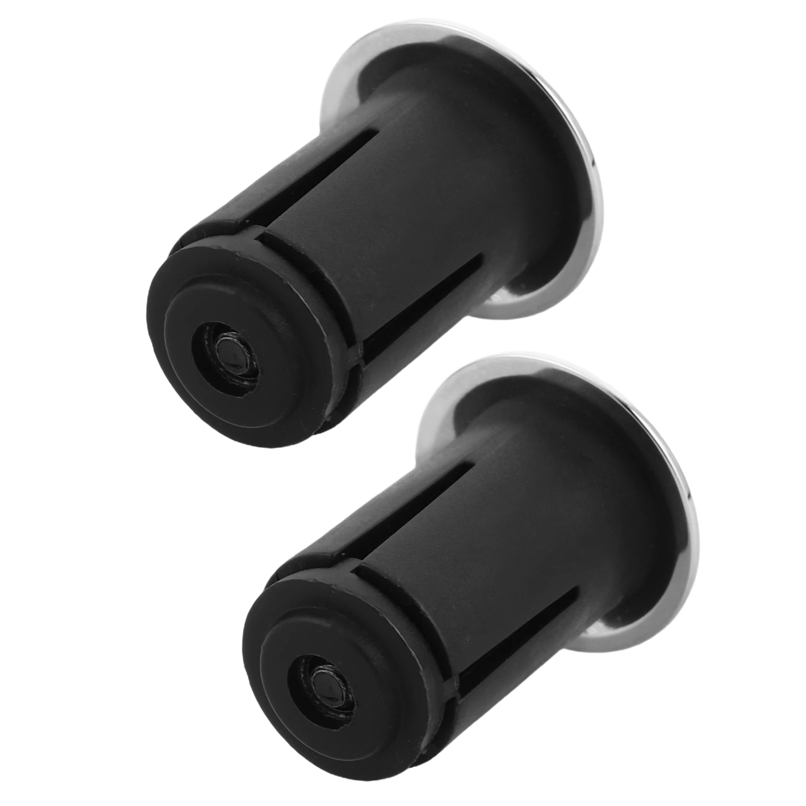 

2 Pcs Bicycle Handlebar Grip End Caps Plugs Aluminum Bike Ends Alloys Handlebars Non-slip