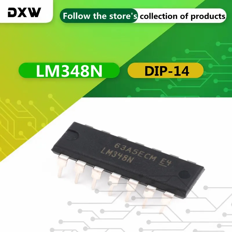 5PCS/lot LM348N  LM348  348N  DIP-14