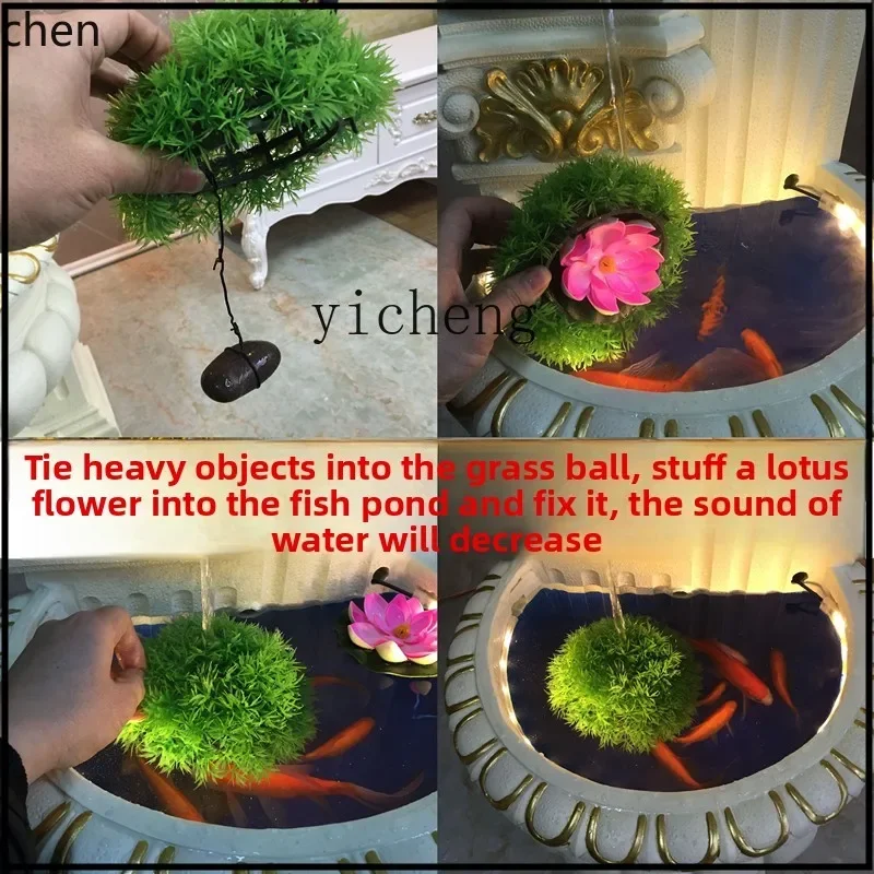 TQH7.3 living room flowing water fountain feng shui fish tank water feature new home decoration indoor floor ornament