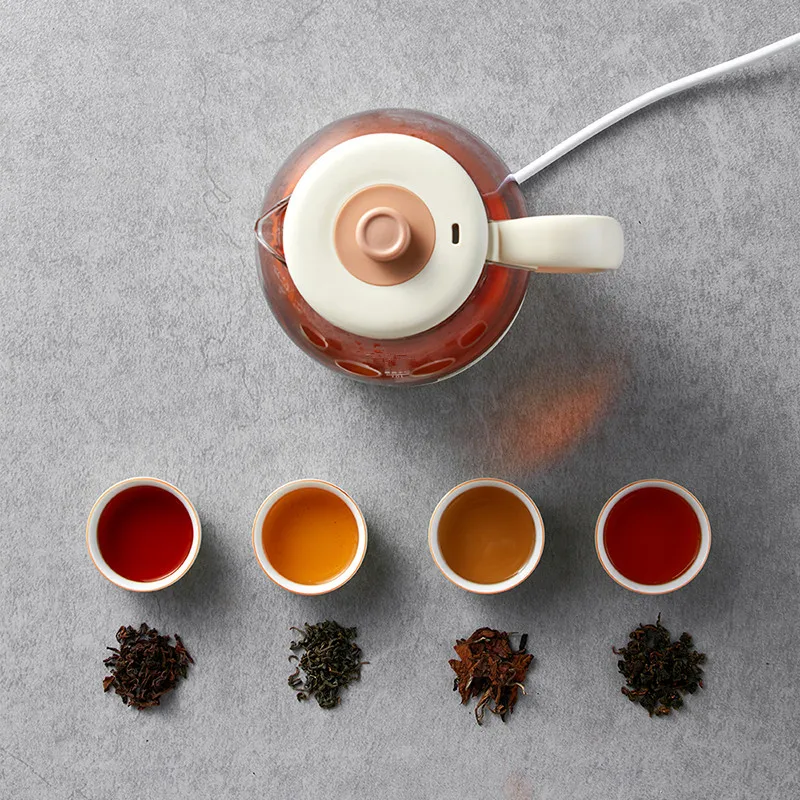 1L 220V Tea Cooking Pot Automatic Spray Tea Brewing Pot Machine Health Preservation Pot Teapot Cooker 600W