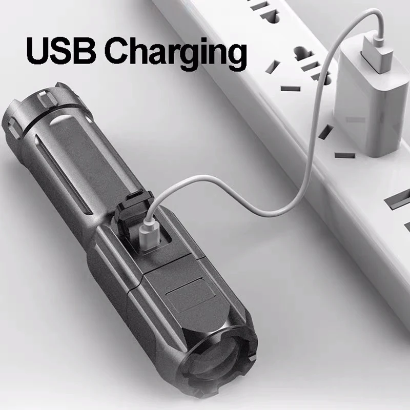 عالية الطاقة مصباح ليد جيب قابلة للشحن USB مقاوم للماء مصباح يدوي لسيتروين C1 C2 C3 C4 C5 C6 C8 C4L DS3 DS4 DS5 DS5LS DS6