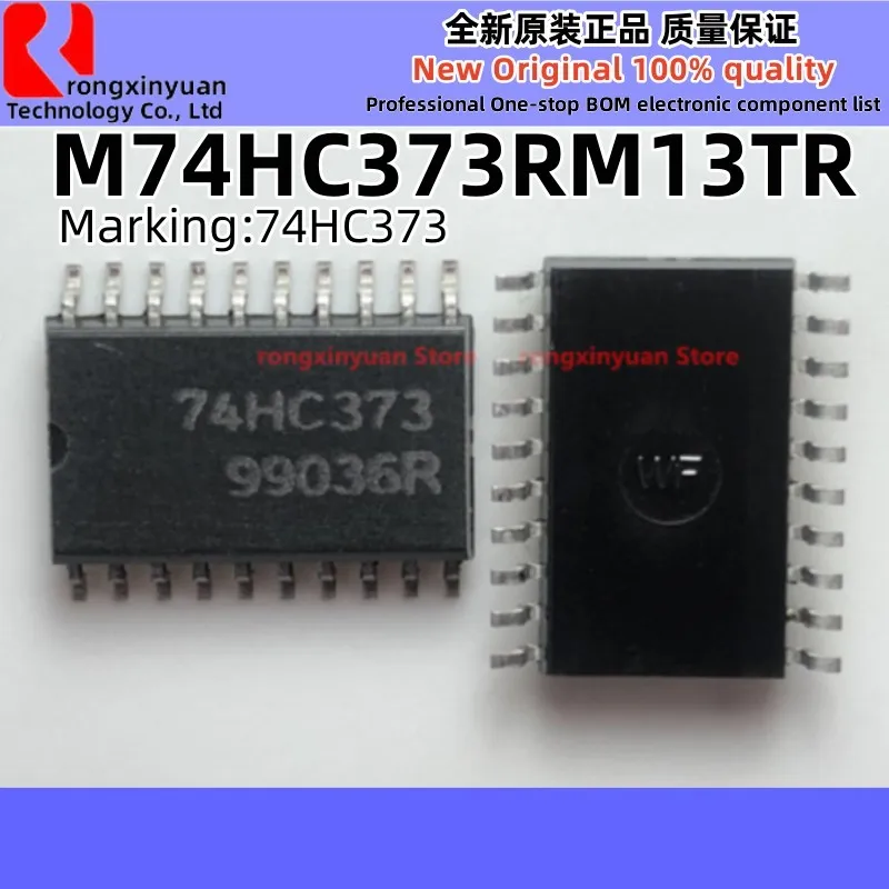 10Pcs M74HC373RM13TR 74HC373 M74HC373M1R M74HC373 OCTAL D-TYPE LATCH WITH 3 STATE OUTPUT NON INVERTING 100% New original