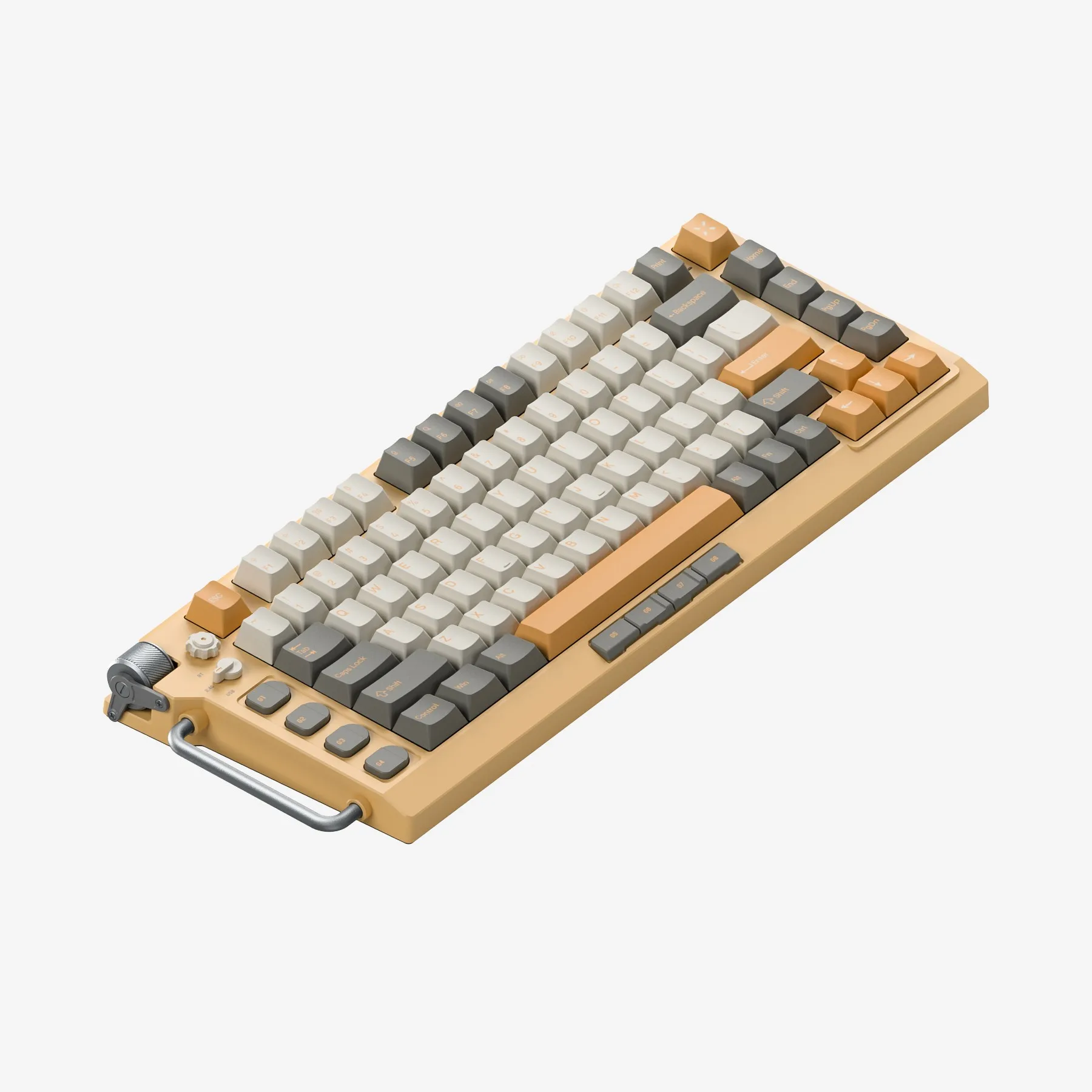 2025 hot sale  Field75 Wireless Mechanical Keyboard Metal Roller Three Mode Hot Swap Gaming Keyboard ynamic Rgb Gamer