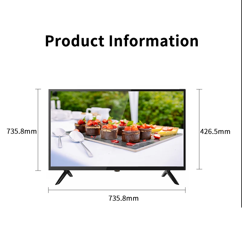 Novo BYONE HD Smart 32 Polegada TV Eletrônica Digital Home Audio Equipamentos de Vídeo Televisor LED TV