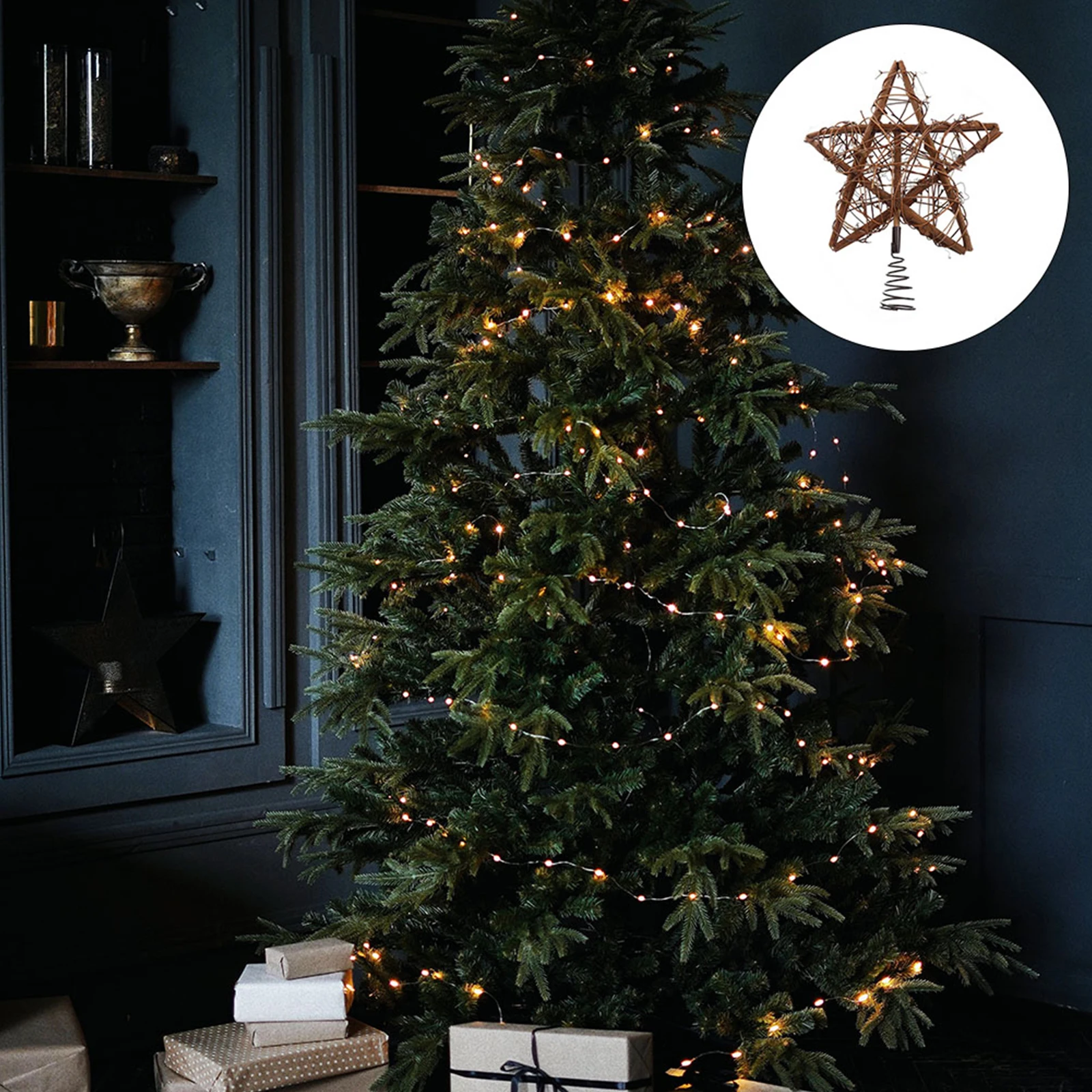 

Christmas Tree Star Topper Lamp High Quality Xmas Tree Light Decor Christmas Festival Decoration Xmas Adornment