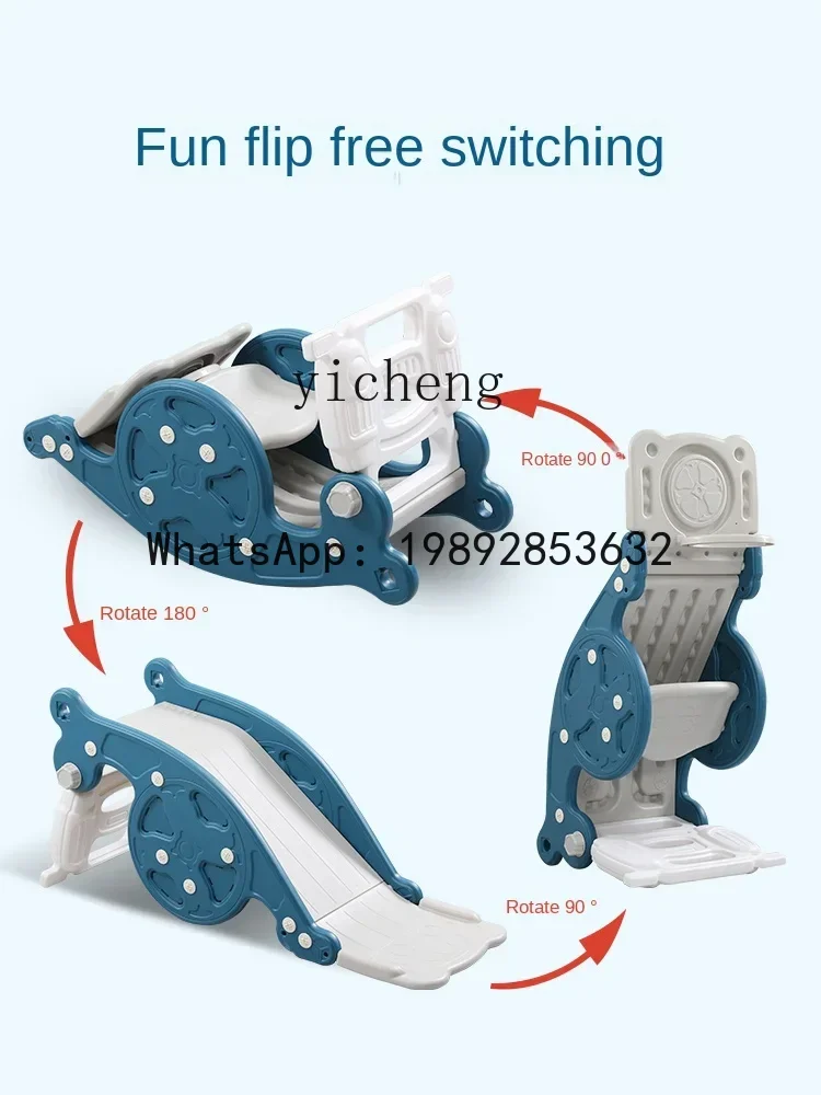 ABC Slide Rocking Horse Shooting ثلاثة في واحد ألعاب الأطفال الصغيرة للمنزل الداخلي