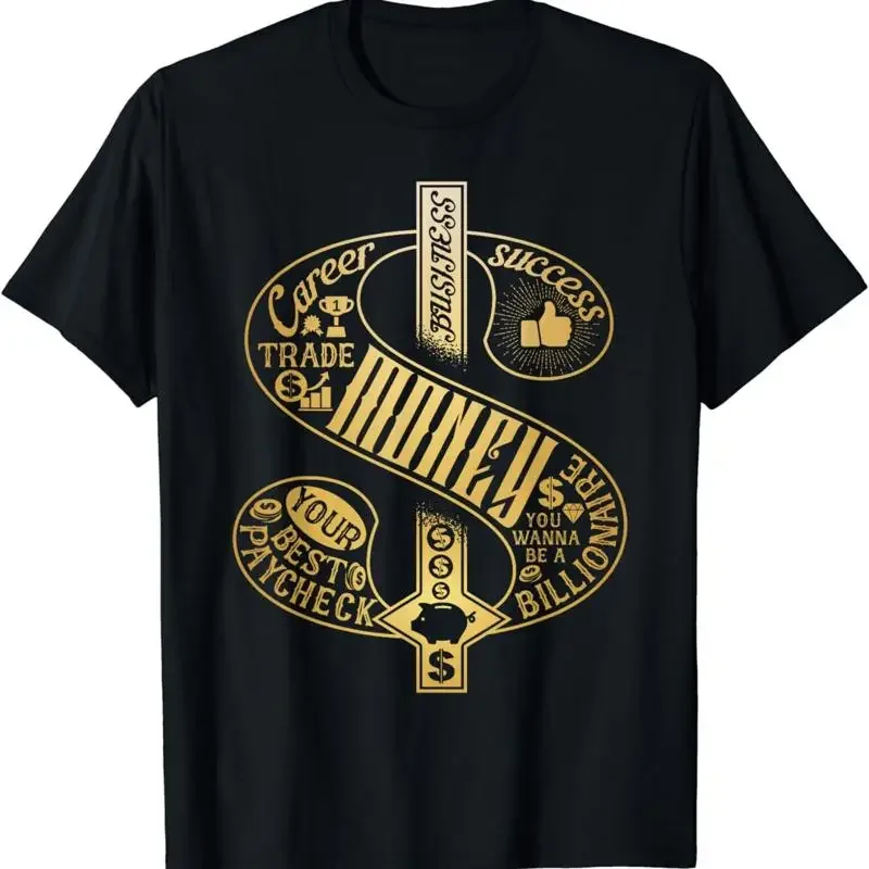 NEW LIMITED Dollar Sign Symbol Wealth and Success Motivational T Shirt
