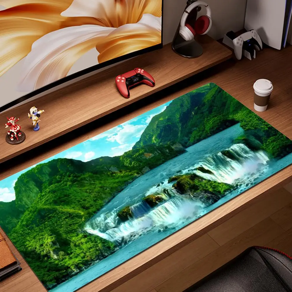 

Mountains and flowing water Mouse Pad asdjasodasdasd