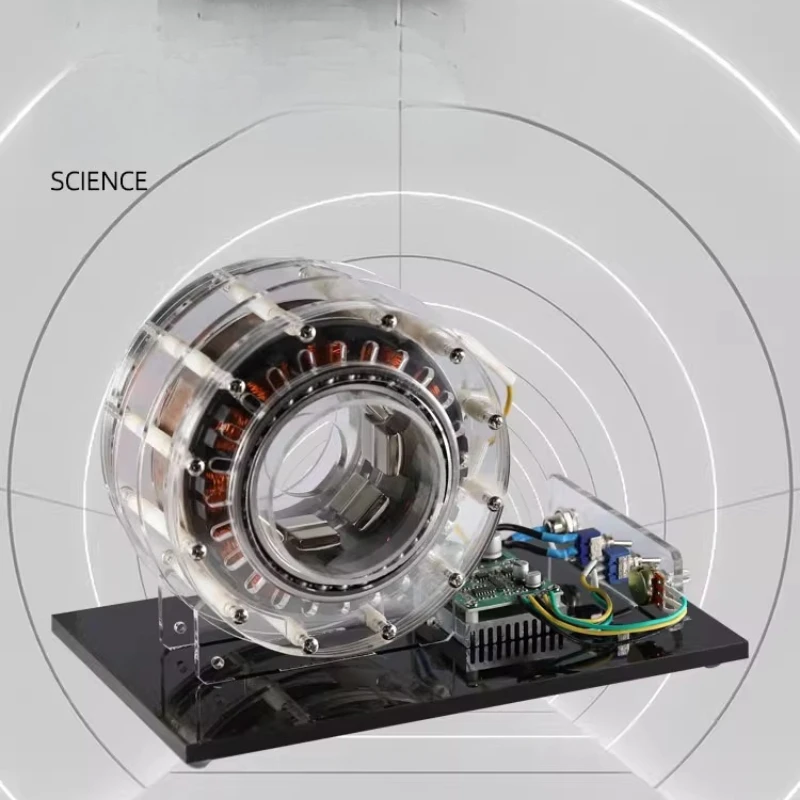 Modelo de motor de rotor interno de alta potencia sin escobillas para demostración de empuje de bomba sin eje, exhibición educativa y juguete de alta tecnología