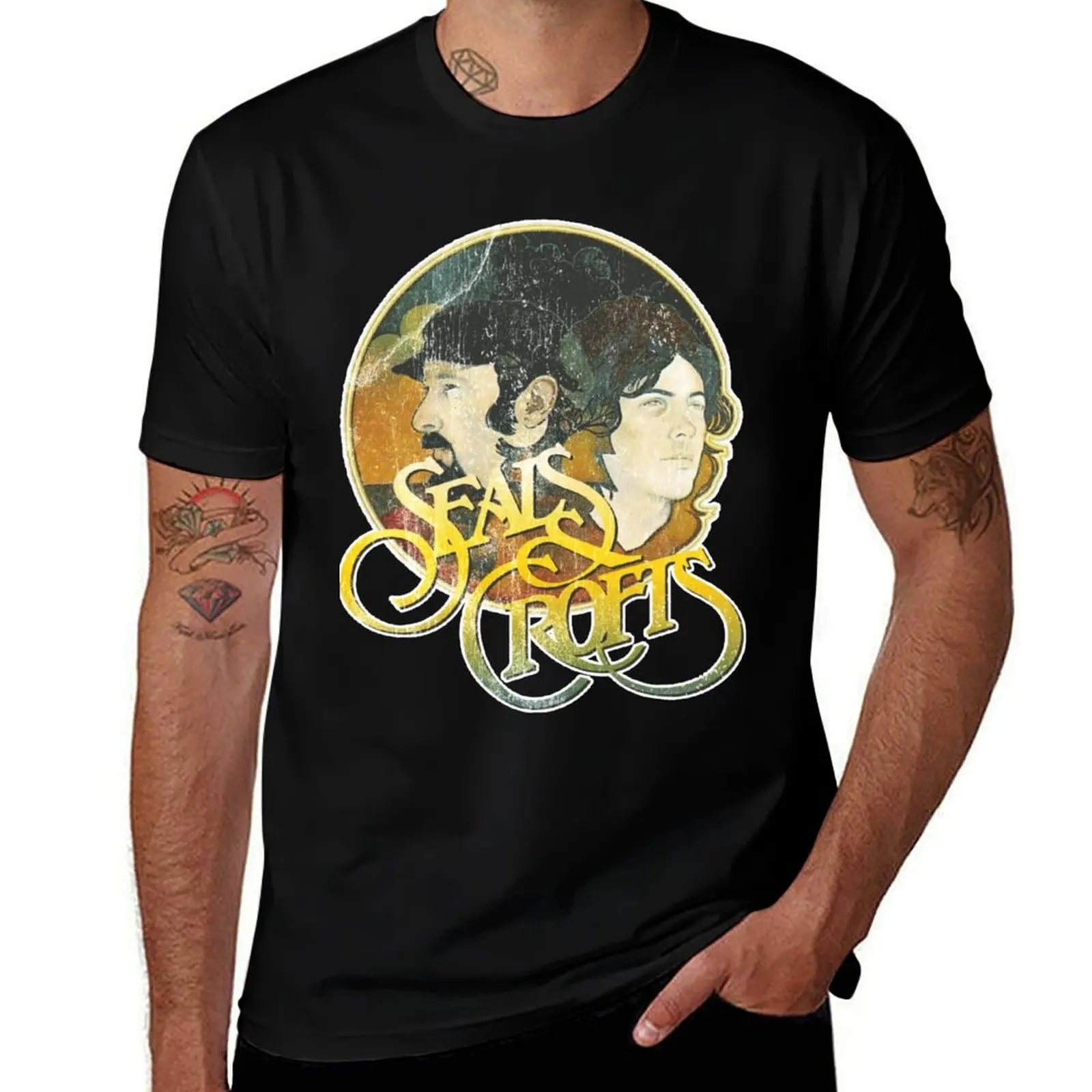 Seals-&-Crofts-Essential T-Shirt Large Size Soft Cotton T-Shirt