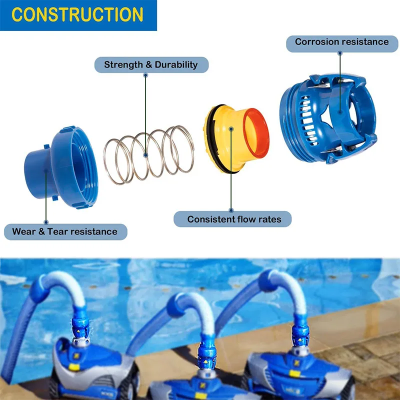 FRV100 Flow Regulator Valve Replacement for Zodiac MX6 MX8 Elite Series In Ground Automatic Suction Robot Pool Cleaner Parts
