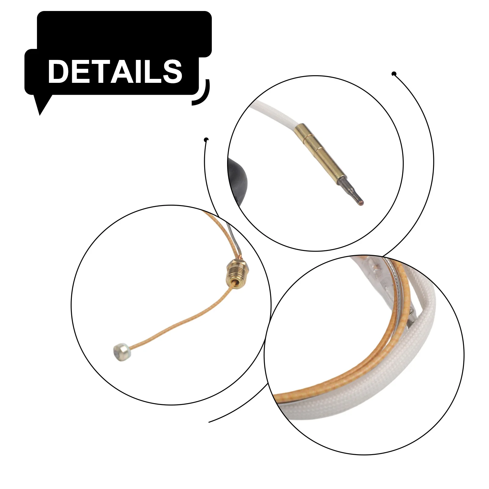 Propane Gas Patio Heater Repair Kit with Thermocouple and Tilt Switch for Reliable Safety Control on Outdoor Gas Heaters