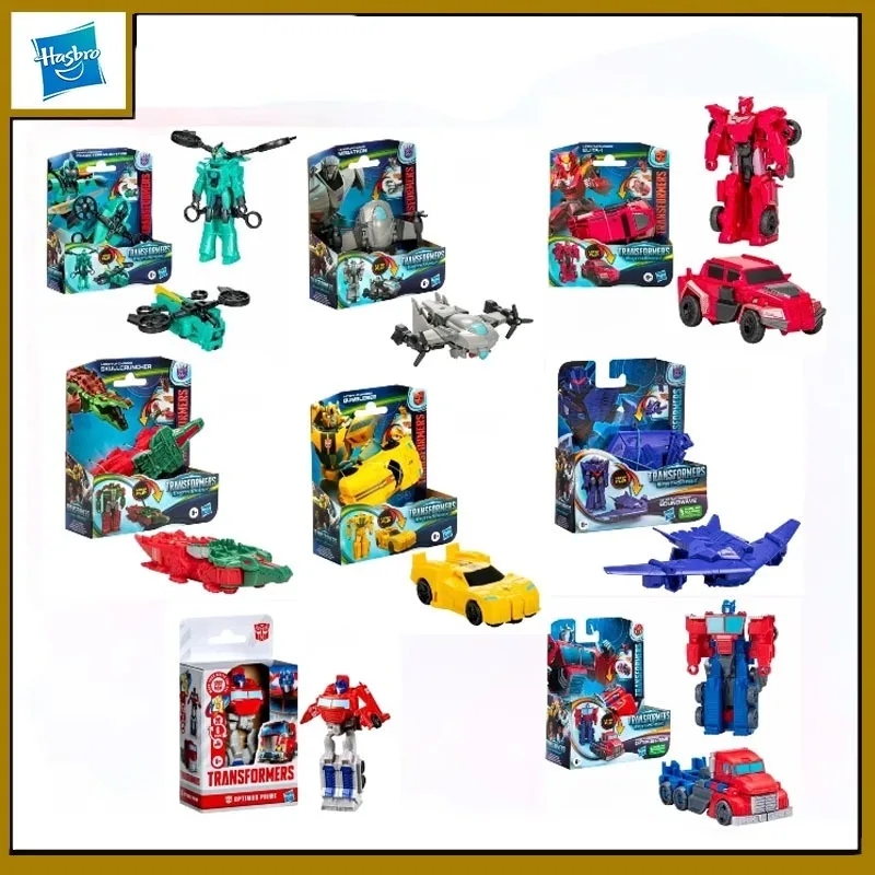 

Hasbro Original Transformers Anime Figure Storm Series Cable Bumblebee Optimus Prime Action Figure Toys for Boys Girls Kids Gift
