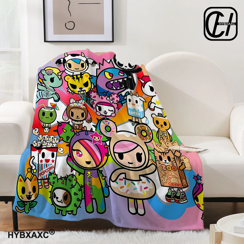 Japanese Style Tokidoki Blanket Anime Fantastic Print Flannel Blankets for Beds Sofas Warm Bed Soft Blanket