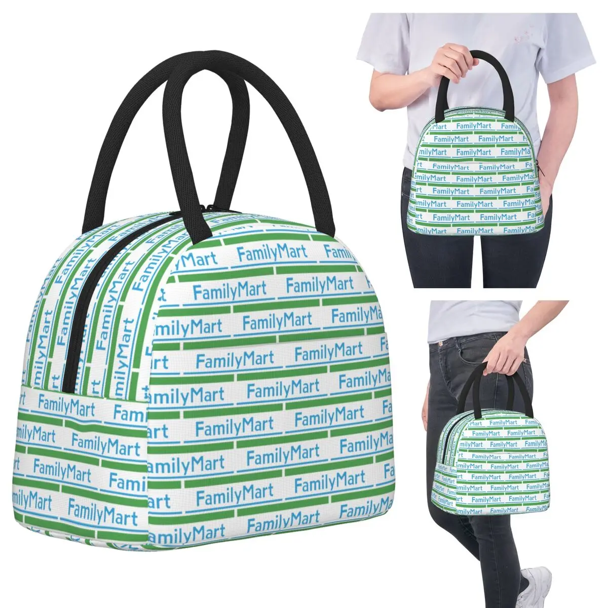 

Family Mart Logo Japan (Konbini) Insulated Lunch Bag for Women Office Cooler Thermal Food Box Lunch Boxes Container