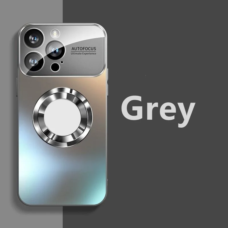 Luxus Titan Metallic Farbe matt Magnet gehäuse für iPhone 16 15 14 13 12 11 Pro Max Plus Fall für Magsafe Wireless Charge – Detail 8