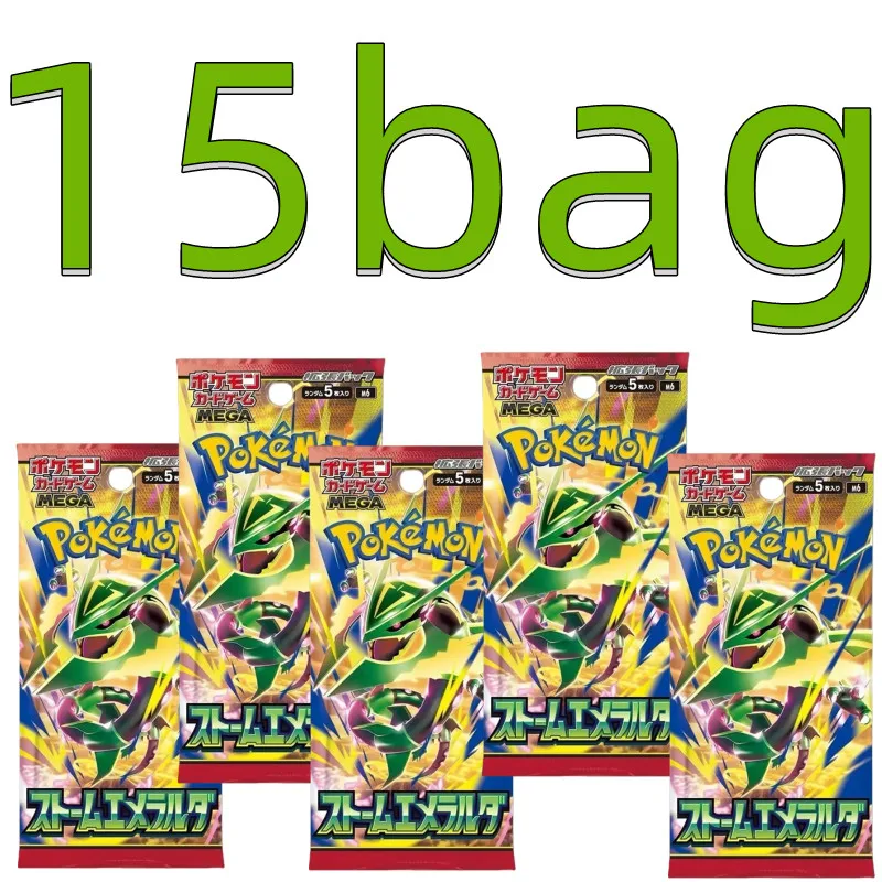 Japanische Version Pokemon M6 Rayquaza EX Emerald Storm Booster Box PTCG Sammelkarten-Spiel Geschenkbox Spielzeug