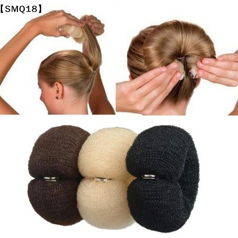 Magic Foam Sponge Hair Styling Donuts Bun Maker Former French Twist Tool  【SMQ】