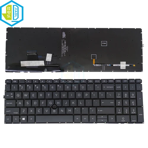 Teclado RU US UK LA SP para HP ZBook Firefly 15 G8 15 G7 850 G7 850 G8 M07491-001 L89916-001 071 Trackpoint teclados retroiluminación