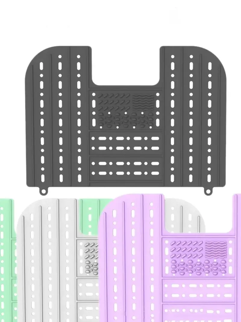 

1PCS multifunctional foldable silicone sink cover, easy to clean pad, waterproof and anti slip bathroom countertop makeup pad