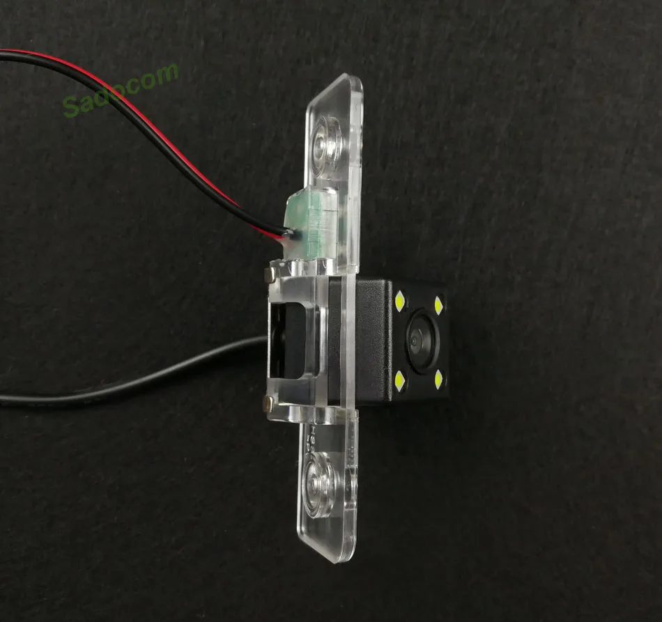 For Skoda Octavia 2008-2013 HD Car CCD 4 LED Night Vision Reverse Backup Parking Waterproof Rearview Reversing Rear View Camera