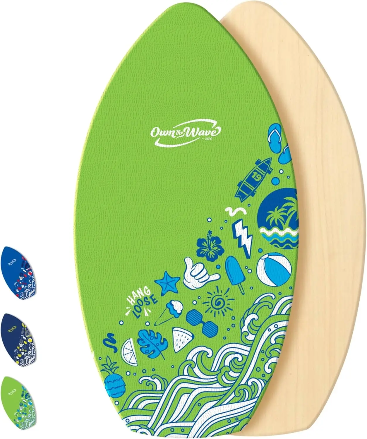 

Деревянный скимборд для детей и взрослых с противоскользящей накладкой, 2 размера и варианты цветов для пляжного отдыха