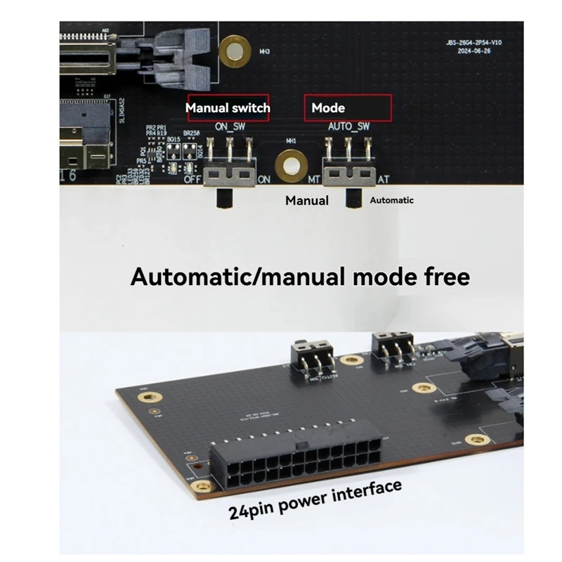 Dual Card Slot Slimsas Card External GPU Dock Pcie4.0 Laptop To External Video Graphics Card Pcie4.0 X16 To 8654 Adapter