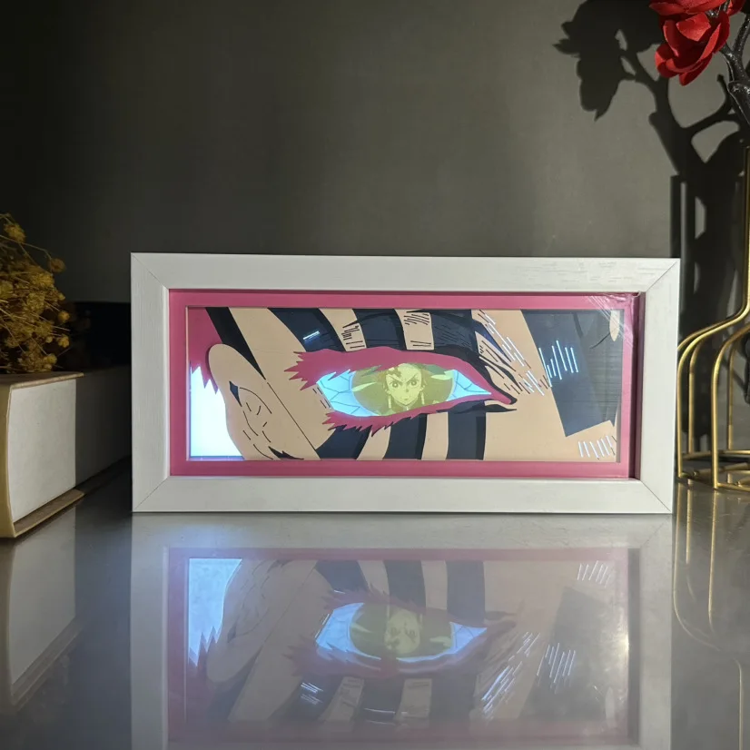 

Remote controPaper carving lamp animation peripheral decoration anime box popular scenic Christmas birthday gift atmosphere lamp