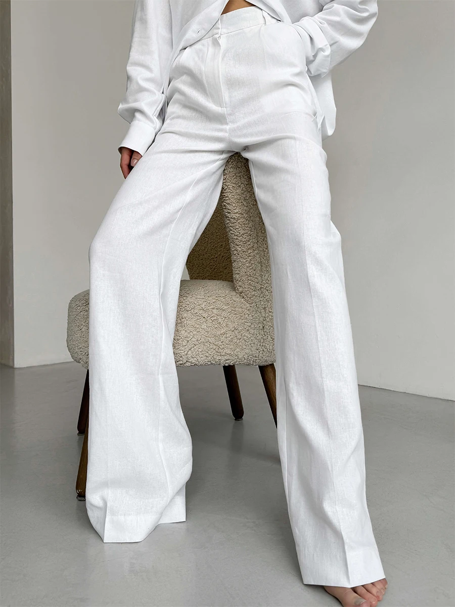 Wolfeel 2026 Women's Wide Leg Pants with European and American Style Casual Loose Pants Suitable for Business and Casual Wear