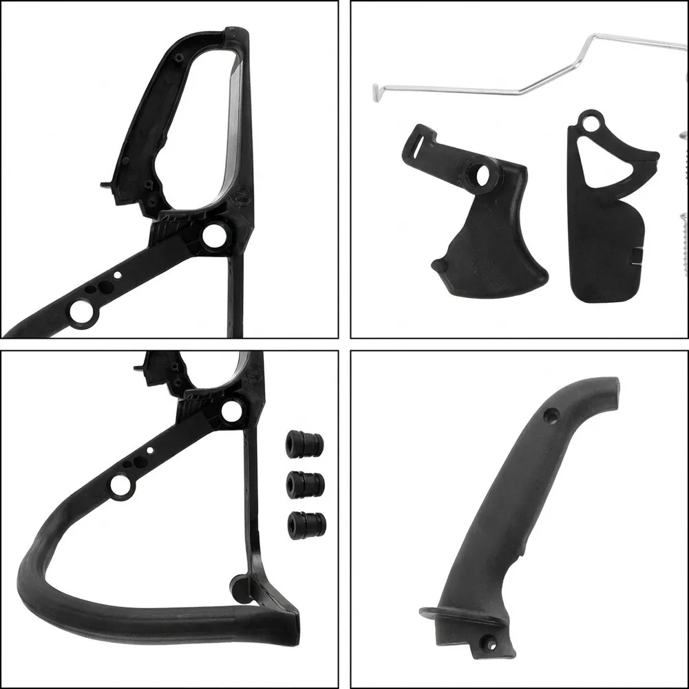 Control Assembly Kit for MS170 MS180 017 018 with Spring-Loaded Handle Bar Buffer Set Throttle Trigger and for lock