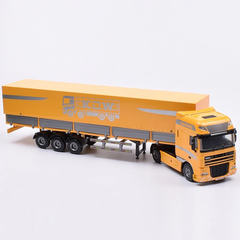 Масштаб 1:50, металлический сплав, стандартная логистика грузовика, литая модель автомобиля, Инженерная модель автомобиля, коллекция игрушек